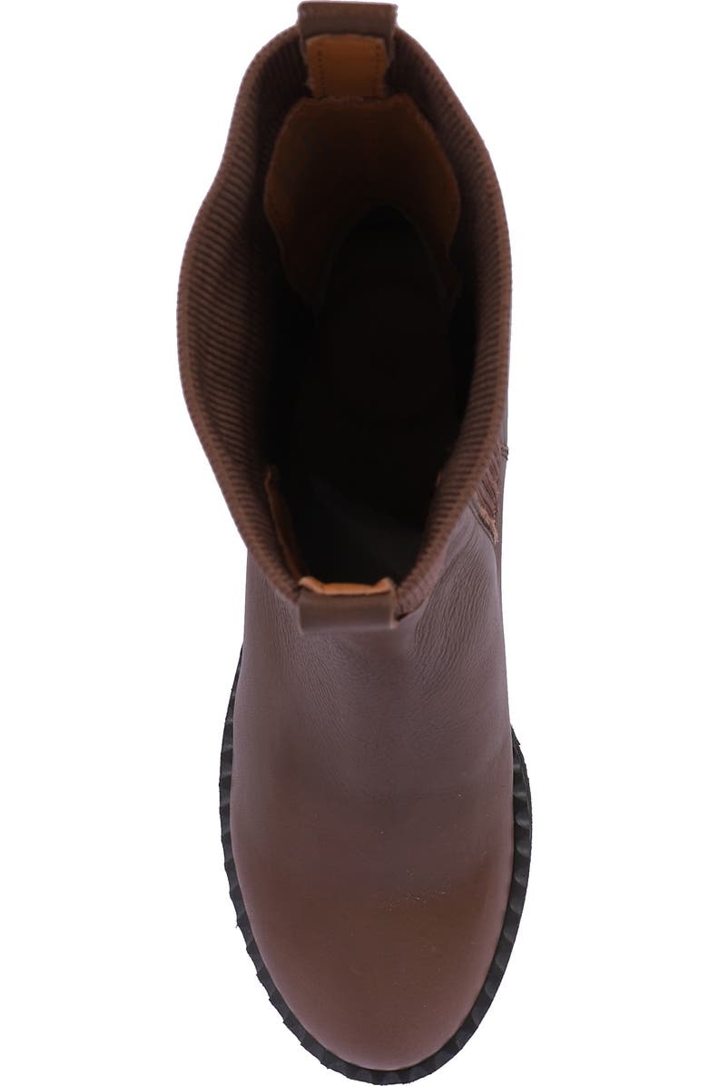 Gentle Souls Bernadette Chelsea Boot, Alternate, color, Chocolate Leather