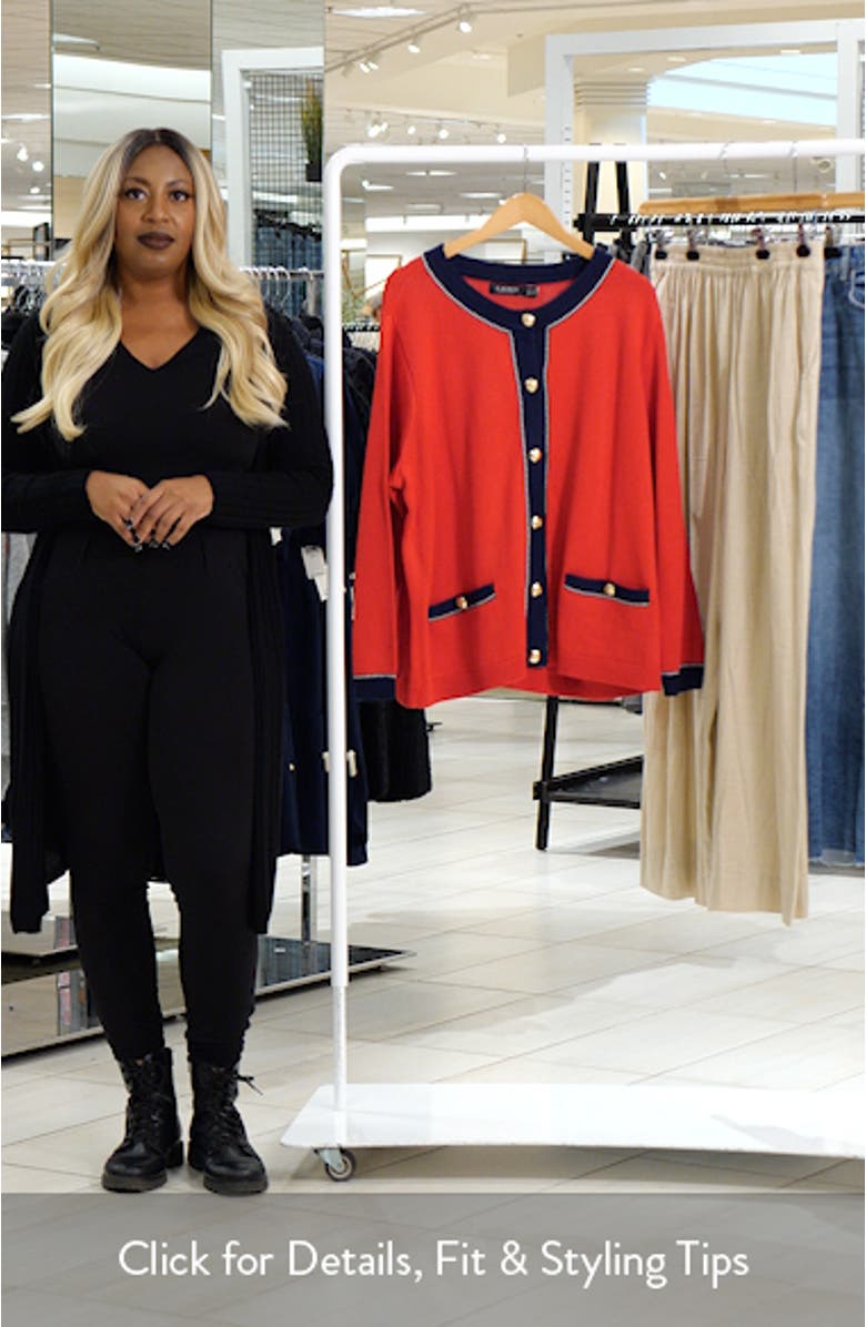 Two-Tone Cardigan, sales video thumbnail