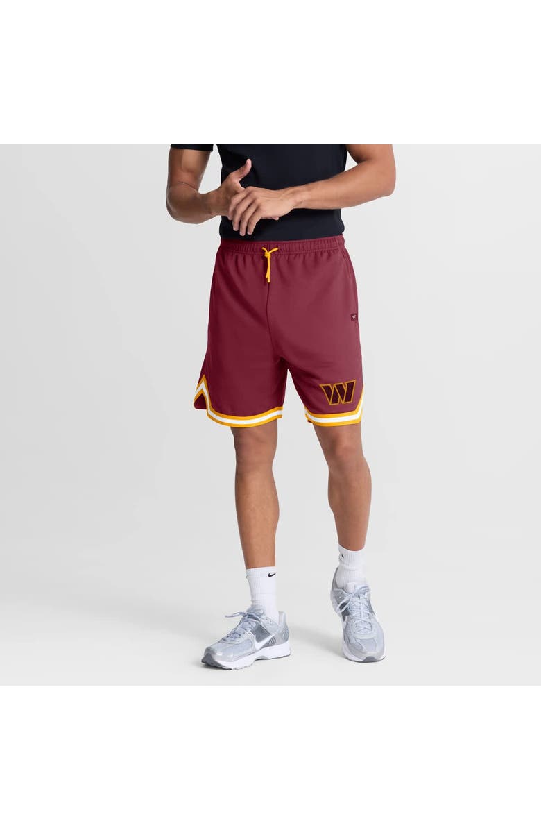 FANATICS Men's Fanatics Burgundy Washington Commanders Fearless Drive Shorts, Main, color, Burgundy