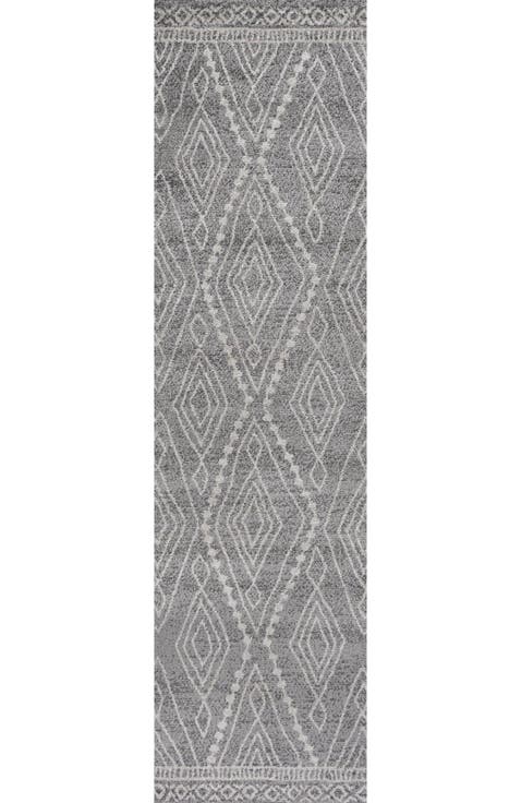 Rih Moroccan Style Diamond Area Rug