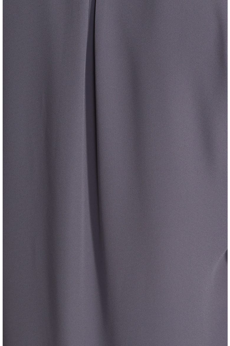 Zip Placket Blouse, Alternate, color, CHARCOAL