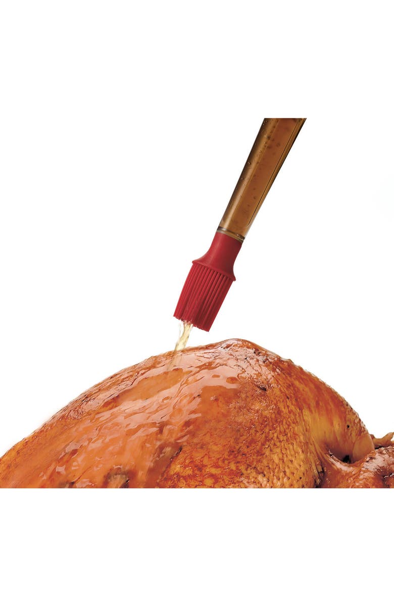 CUISIPRO 3-in-1 Poultry Baster and Brush, Alternate, color, Black