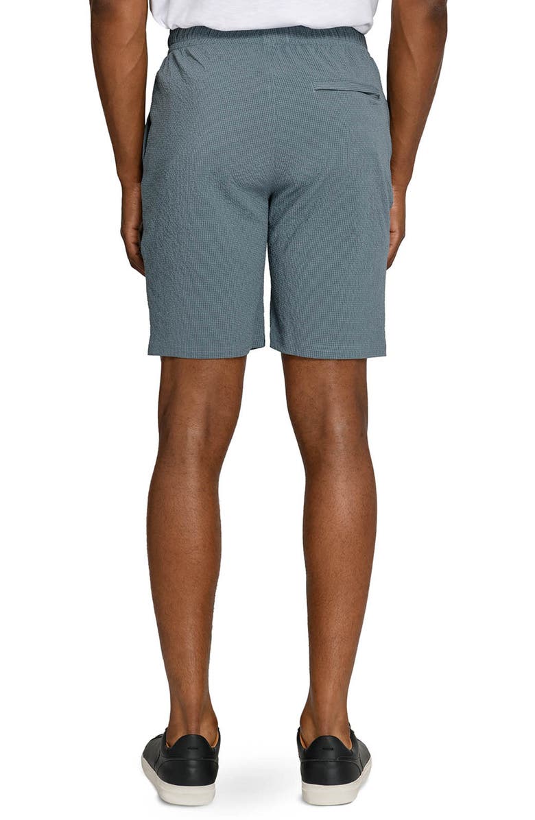 W.R.K Slim Fit Drawstring Seersucker Shorts, Alternate, color, Blue
