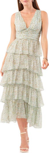 Cascade Floral Tiered Dress Nordstromrack