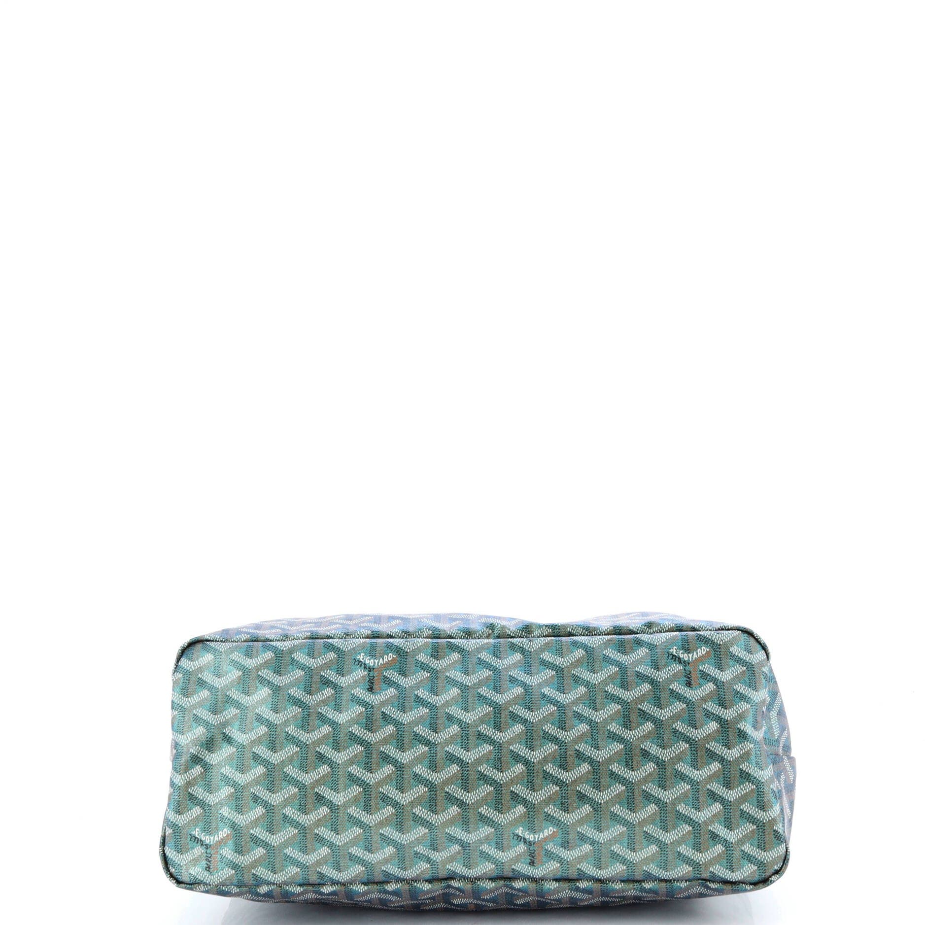 Pre-Owned Goyard Boheme Hobo Iridescent Coated Canvas, Alternate, color, Green