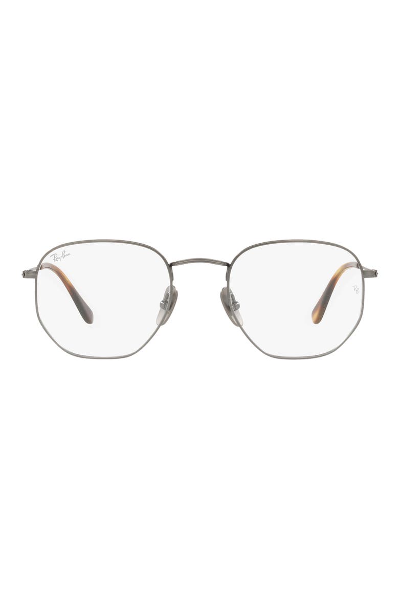 RX8148V 54mm Irregular Optical Glasses, Main, color, GUNMETAL