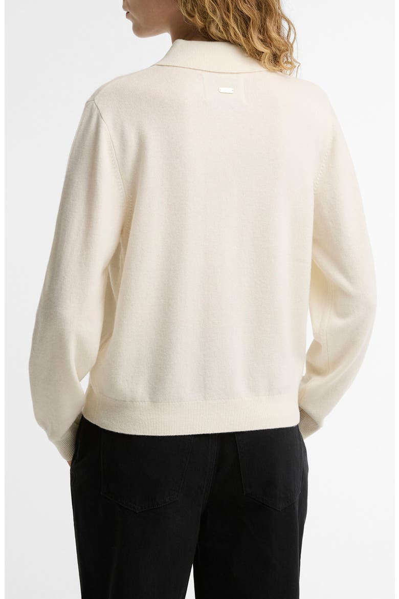 Wynn Merino Wool Polo Sweater, Alternate, color, CLOUD