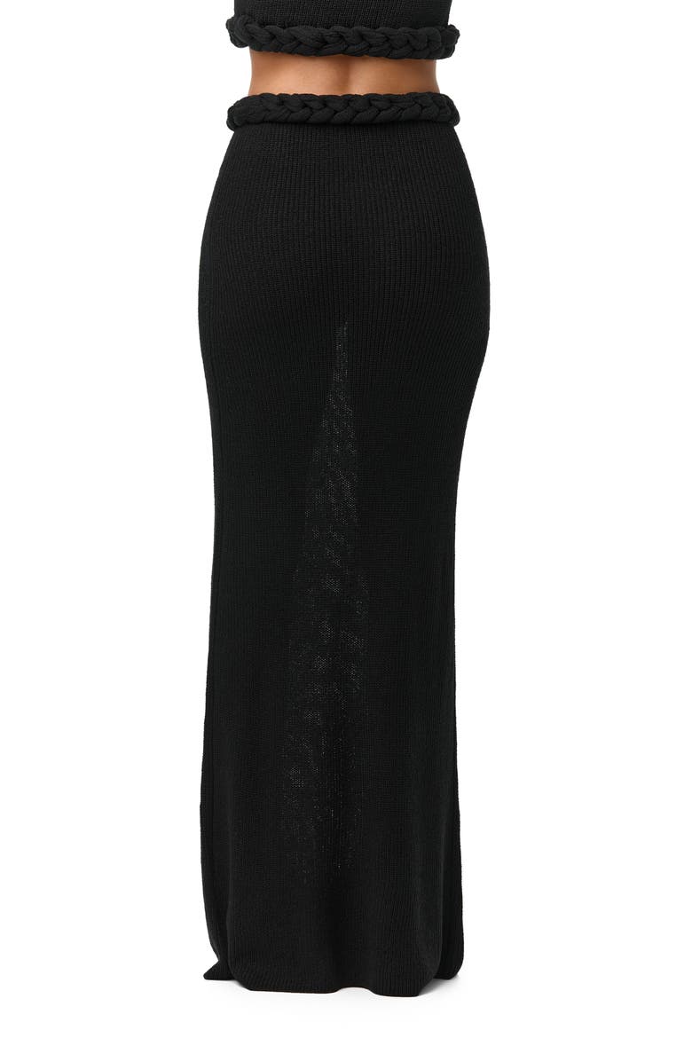Braided Waist Maxi Sweater Skirt (Women) | Nordstrom