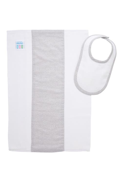 3 Marthas Dot Drooler Bib & Burp Set