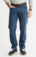 JACHS Relaxed Straight Fit 5-Pocket Denim Pants