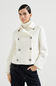 Brunello Cucinelli Cable knit blazer