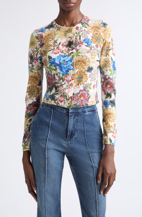 Carson Printed Cardigan