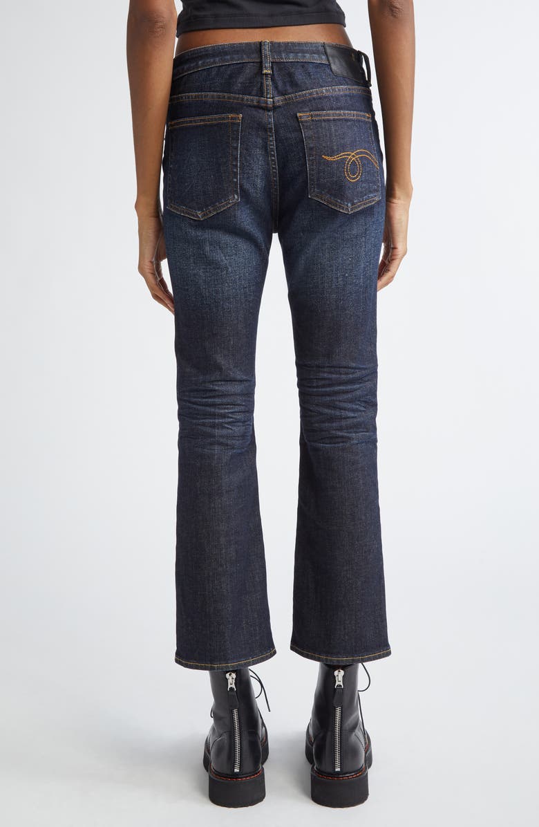 R13 Kick Fit Crop Jeans, Alternate, color,
