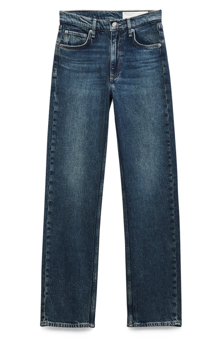 rag & bone Harlow Mid Rise Straight Leg Jeans, Alternate, color, Ness