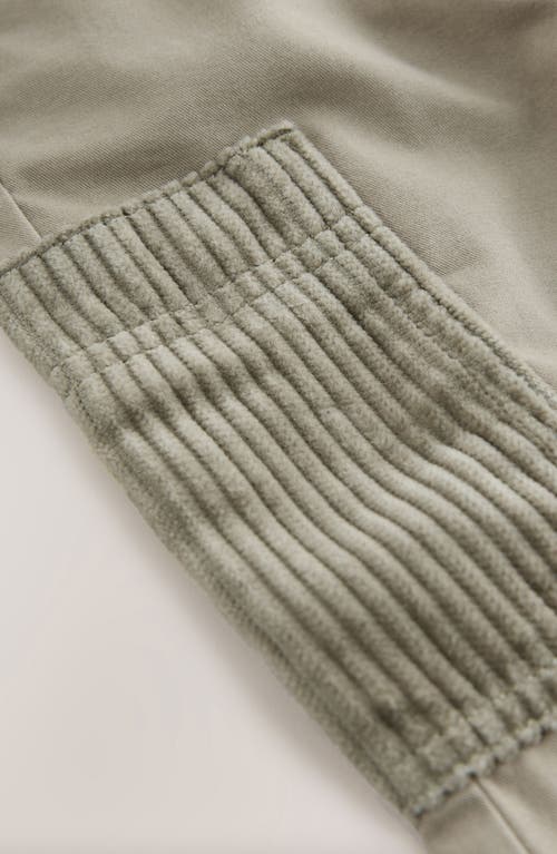 Next Kids' Cotton Corduroy Cargo Pants In Green