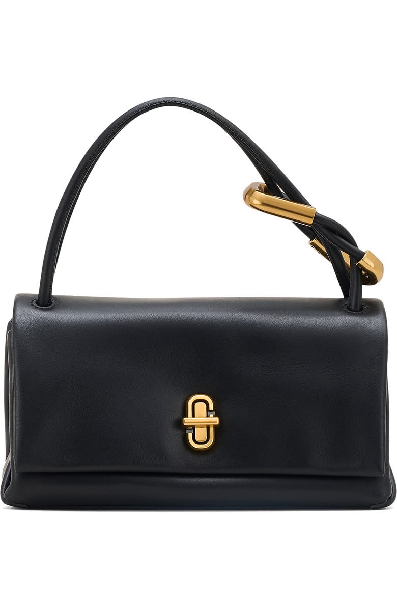 Marc Jacobs The Mini Dual Top Handle Bag, Main, color, Black