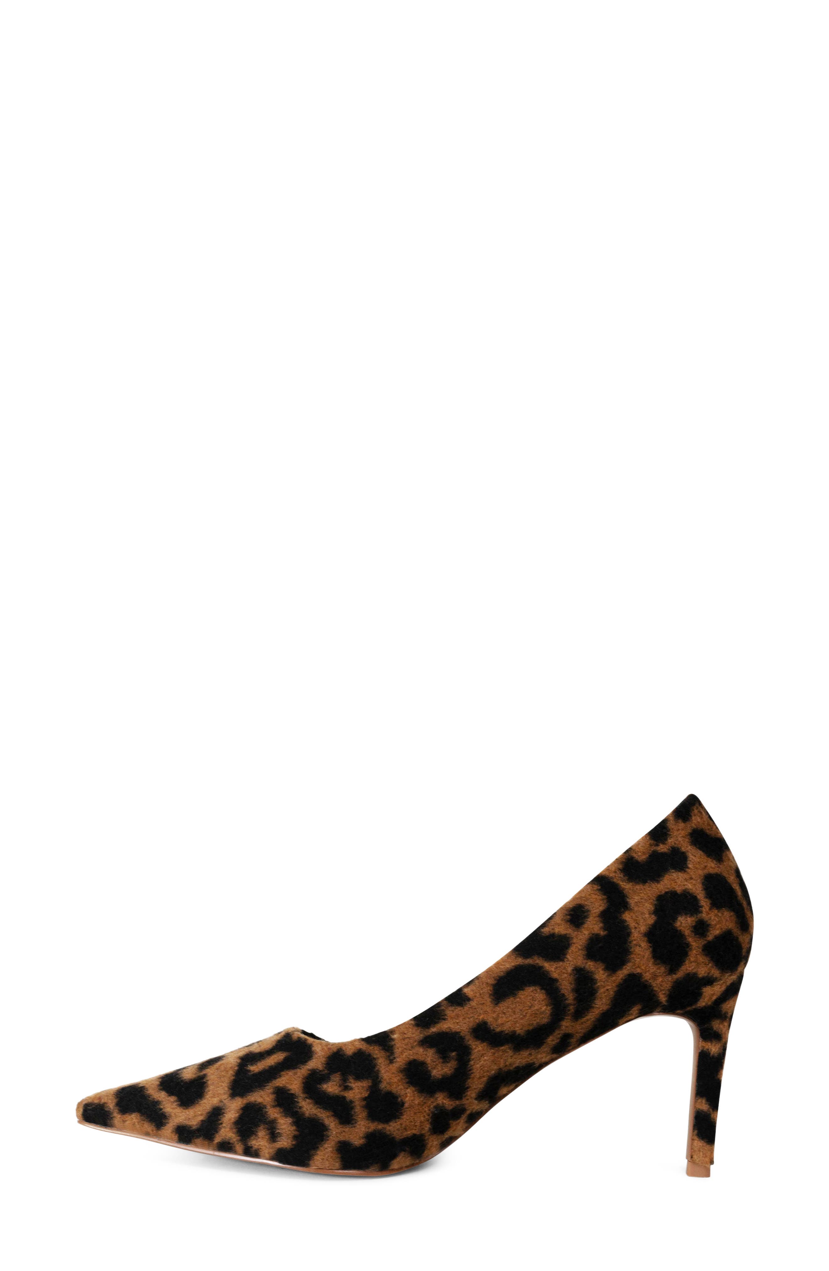 Sophia Pointed Toe Pump, Alternate, color, LEOPARD