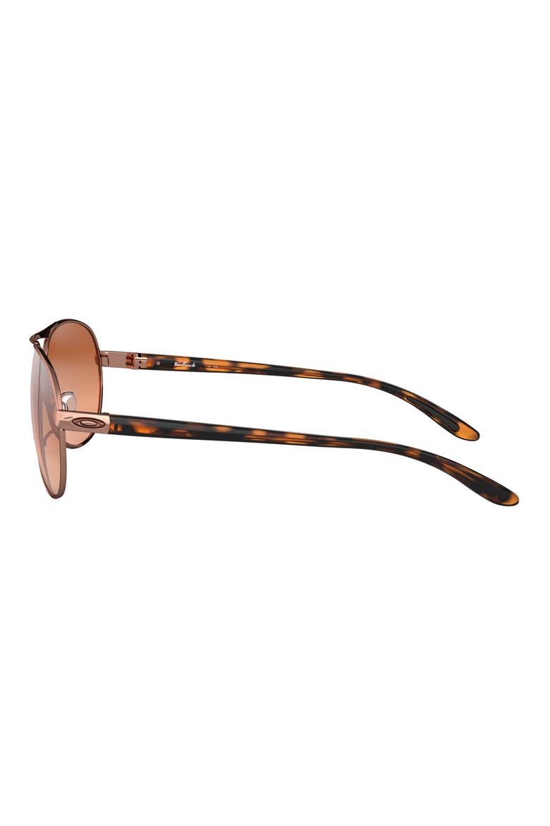 'Feedback' 59mm Sunglasses, Alternate, color, ROSE GOLD