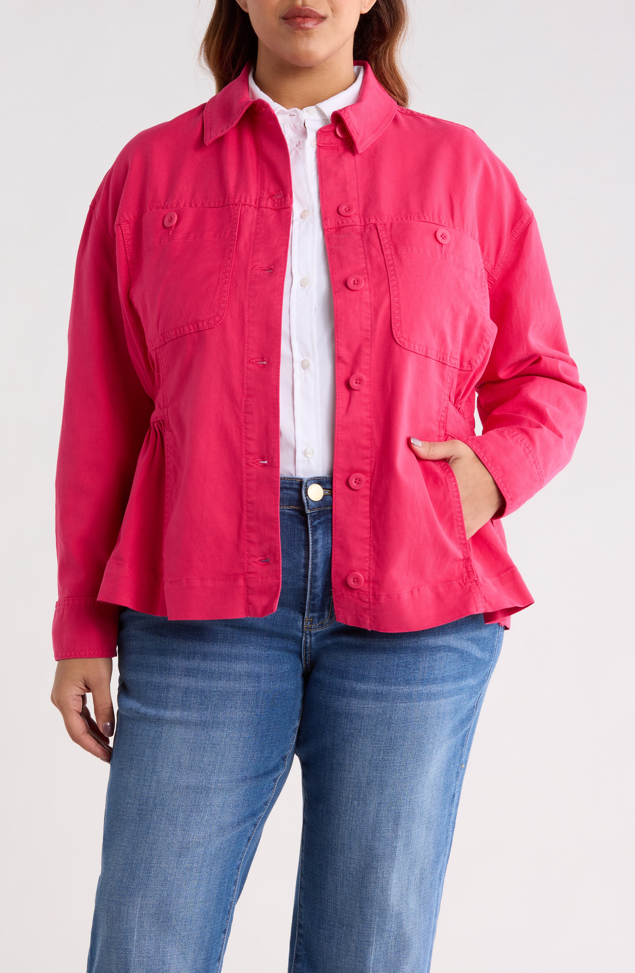 Relaxed Cinched Shacket