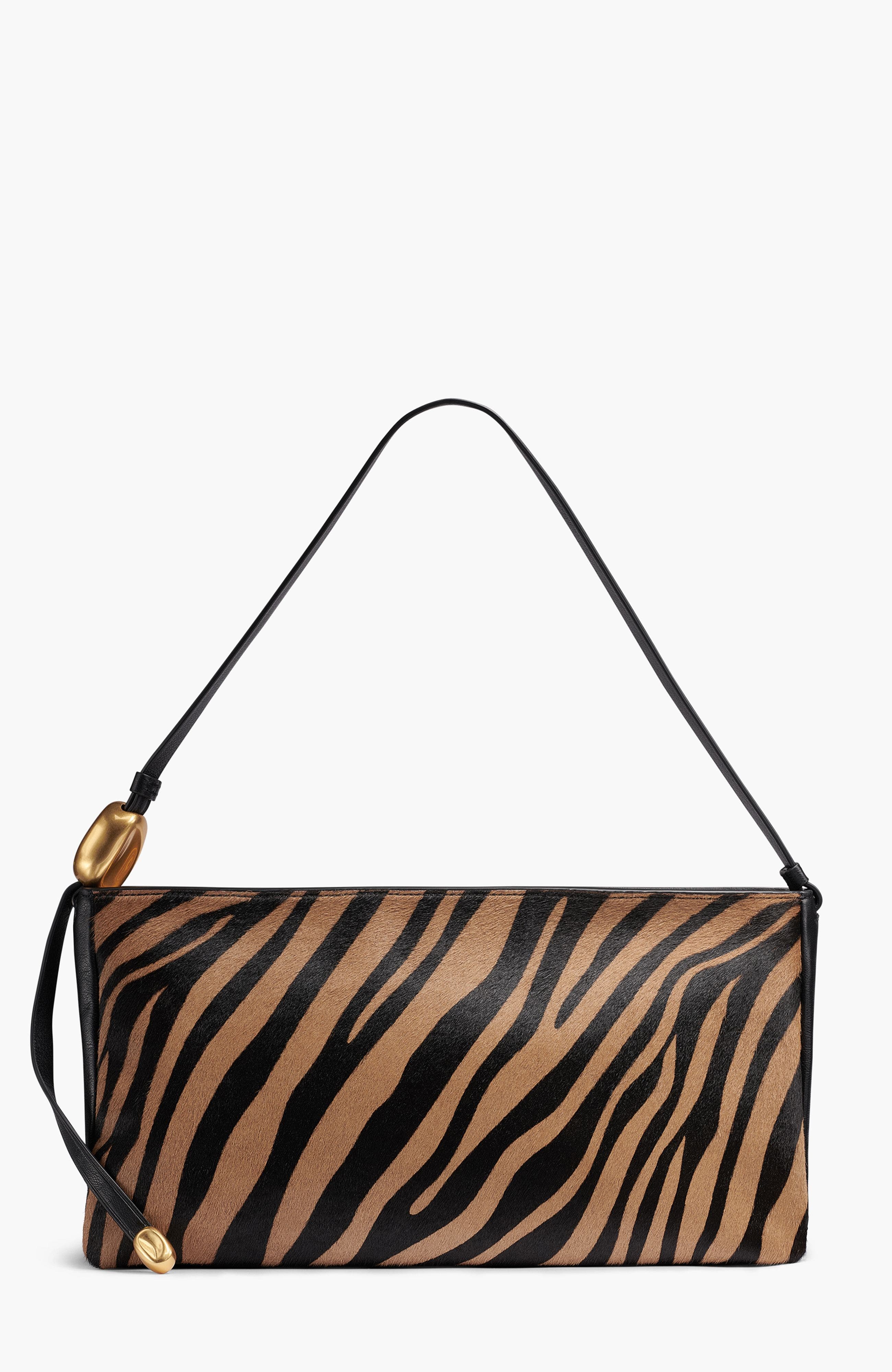 Velvet Large Shoulder Bag, Main, color, Black