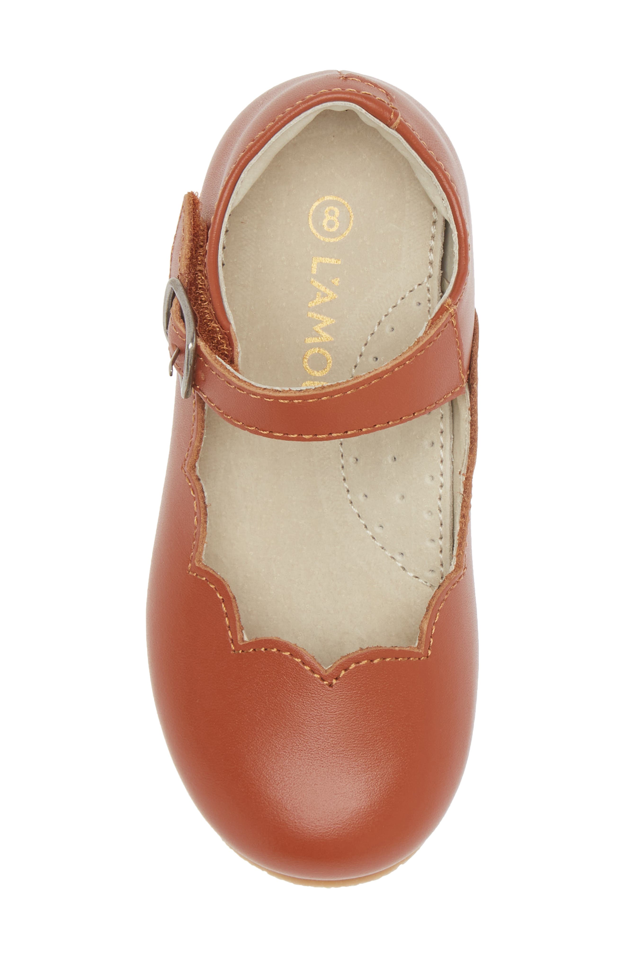Kids' Sonia Mary Jane Flat, Alternate, color, COGNAC