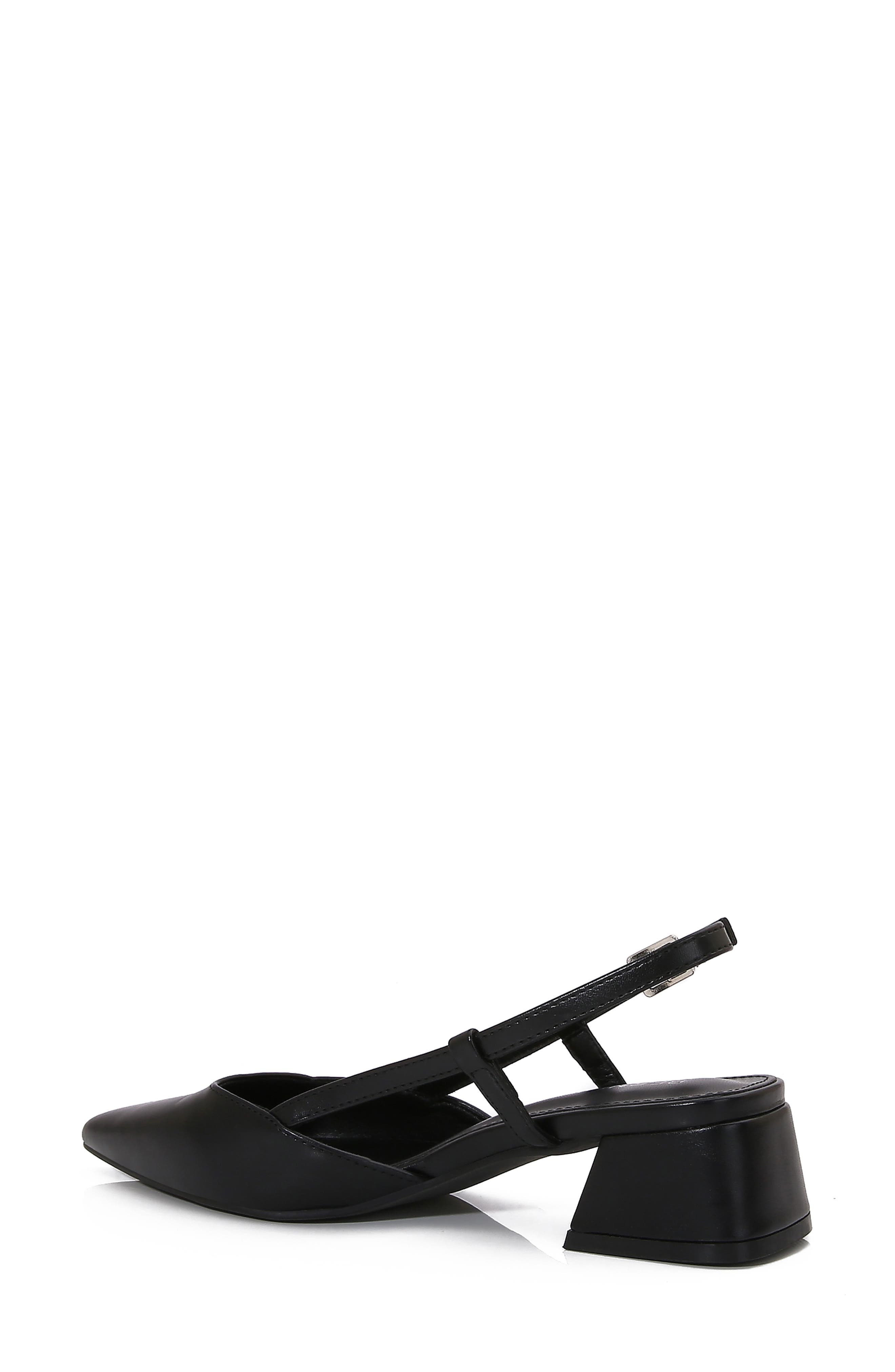 BERNESS Vieda Pointed Toe Slingback Pump, Alternate, color, Black