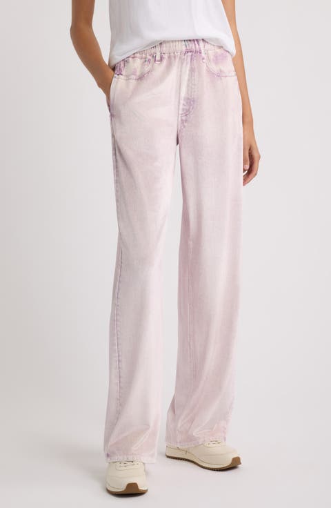 Miramar Wide Leg Pull-On Jeans