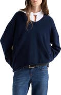 7 For All Mankind Cashmere U-Neck Sweater