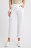 Wit & Wisdom High Waist Straight Leg Stretch Twill Pants