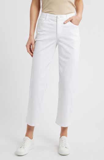 Wit & Wisdom High Waist Straight Leg Stretch Twill Pants
