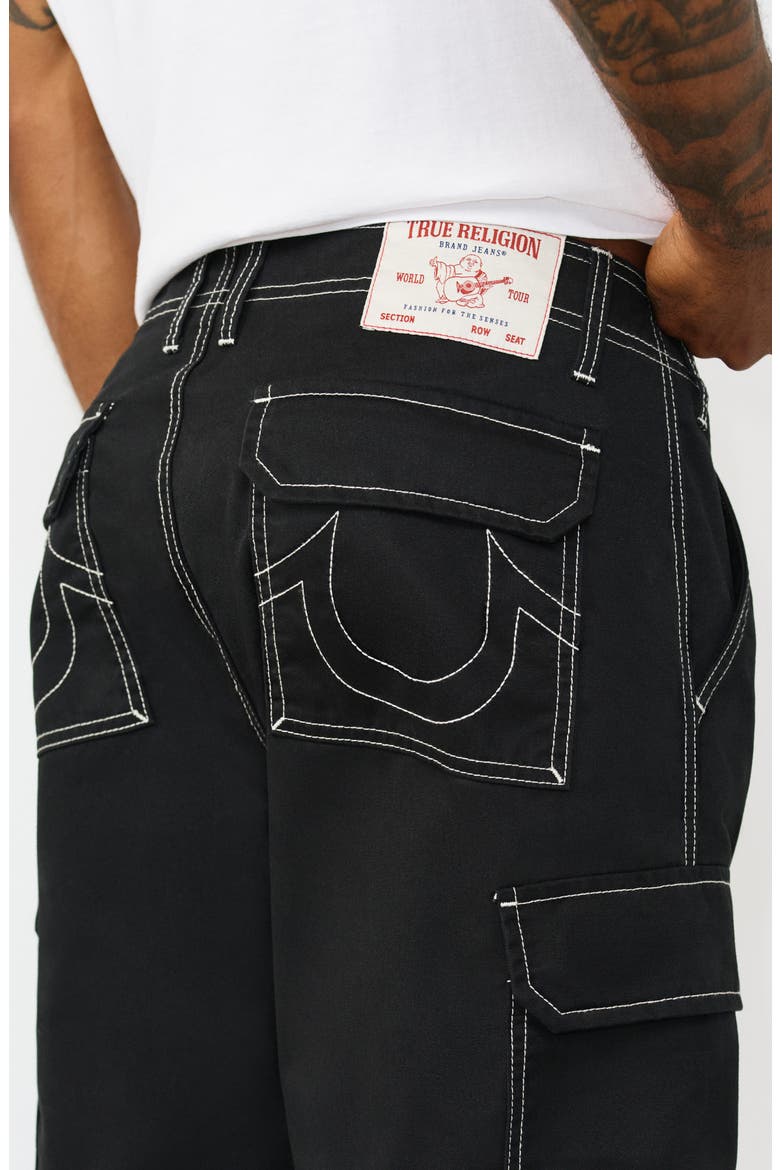 Convertible Zipper Cargo Pants, Alternate, color, JET BLACK