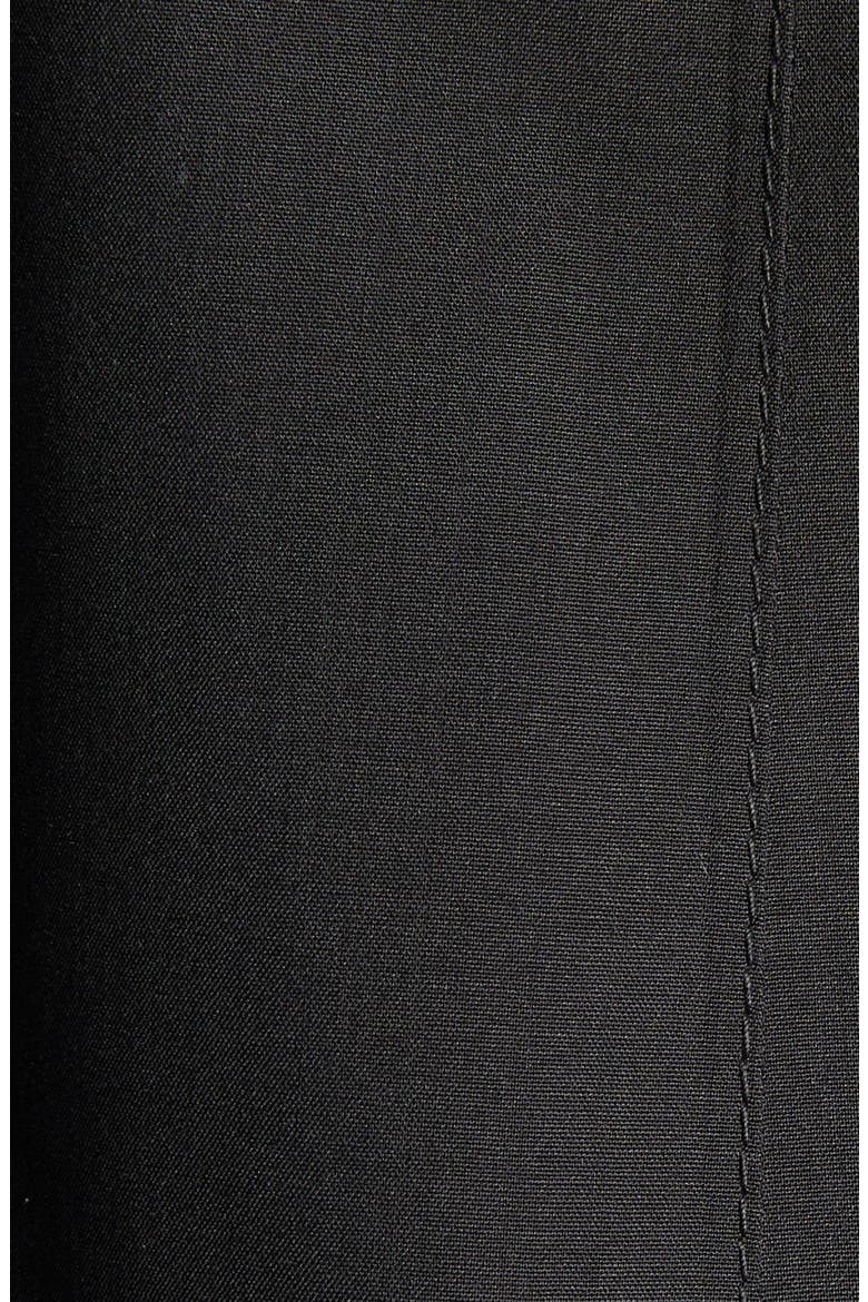 Technical Wool & Silk Trench Coat with Removable Intrecciato Collar, Alternate, color, 1010 DOUBLE BLACK