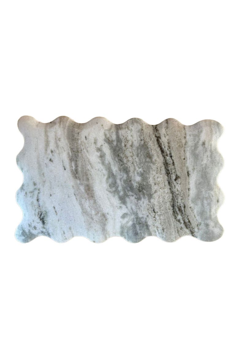 Nova Medium Marble Serving Board by Diego Olivero Studio, Main, color, Grey