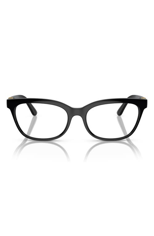 Dolce & Gabbana Dolce&gabbana 54mm Butterfly Optical Glasses In Black