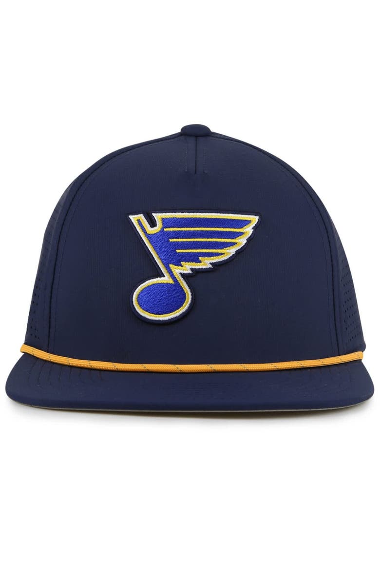 Men's American Needle  Navy St. Louis Blues Buxton Pro Tech Adjustable Hat, Main, color, Navy
