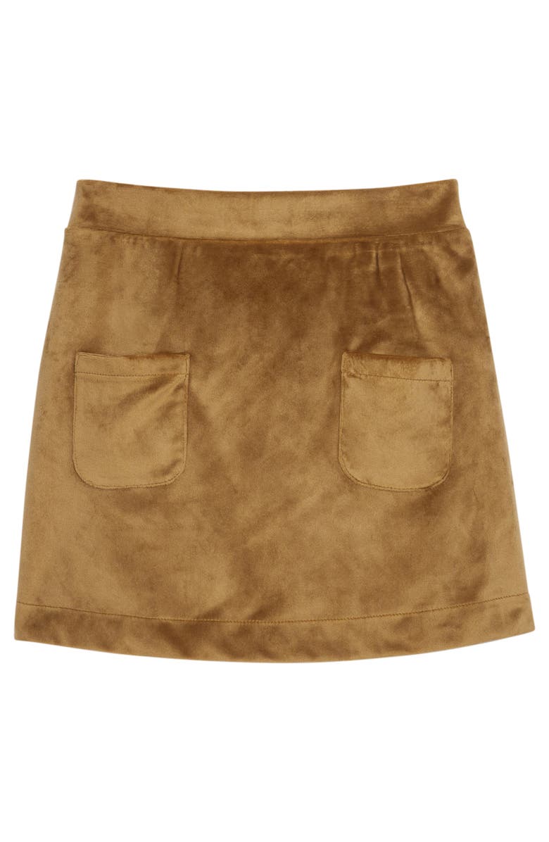 BISBY Kids
 Faux-Suede Mini Skort, Main, color, 