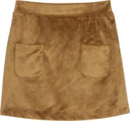 BISBY Kids' Faux-Suede Mini Skort