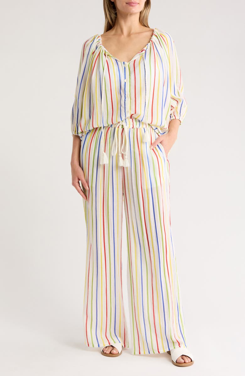 Vitamin A<sup>®</sup> Costa Organic Cotton Cover-Up Pants, Main, color, 