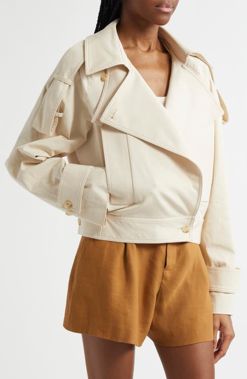 A.l.c Miles Oversized Stretch Cotton Jacket In Light Lime