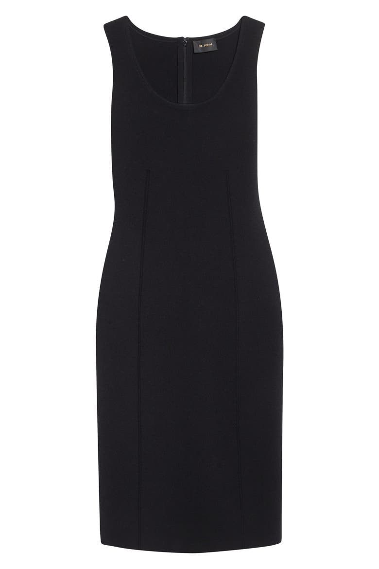 Lynn Santa Roma Sweater Dress, Alternate, color, BLACK