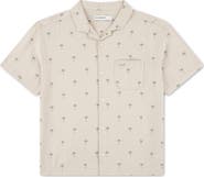 abercrombie kids Kids' Linen Blend Camp Shirt