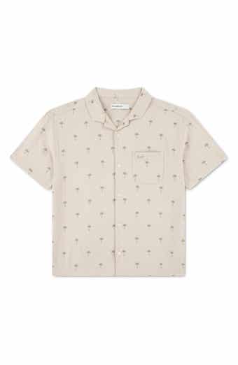 Kids' Linen Blend Camp Shirt