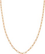 Sethi Couture Paper Clip Chain Necklace
