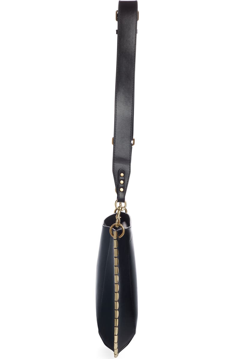 Isabel Marant Oskan Leather Hobo, Alternate, color,
