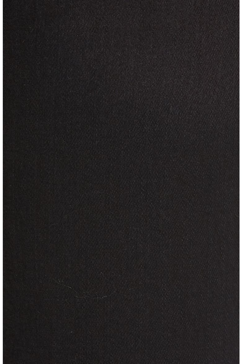 Destroyed Boyfriend Jeans, Alternate, color, BLACK