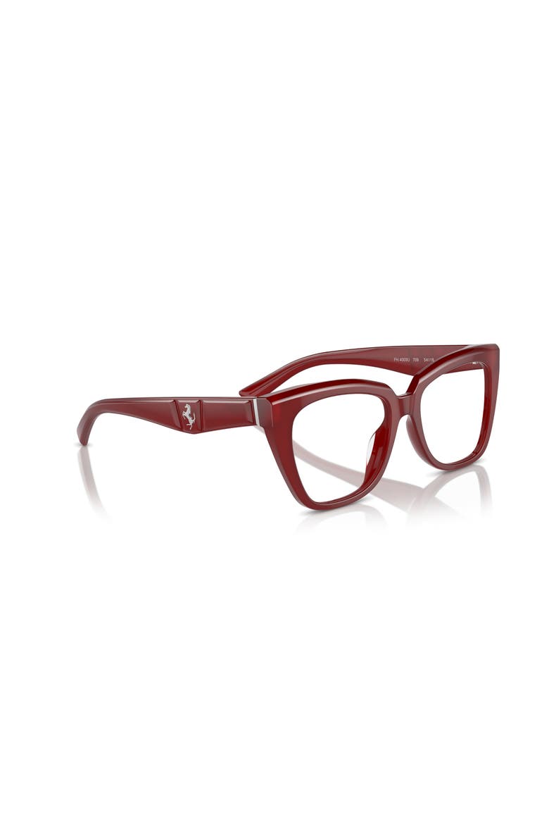 52mm Square optical glasses, Alternate, color, Red