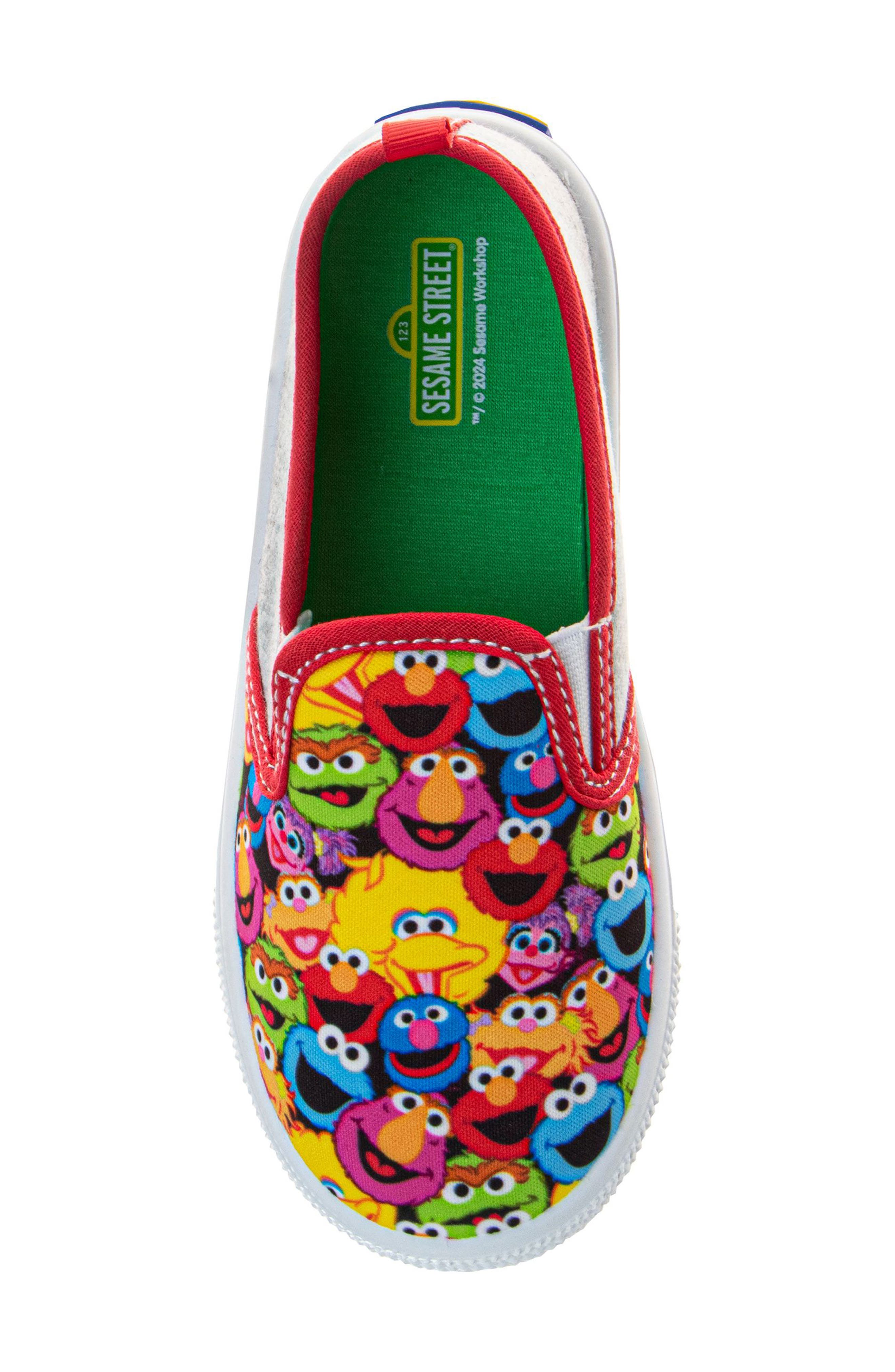 JOSMO x Sesame Street<sup>®</sup> Kids' All Your Friends Slip-On Sneaker, Alternate, color, 