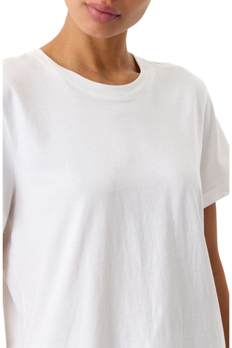 Organic Cotton Women's Softspun Essential Crewneck Tee, Alternate, color, White