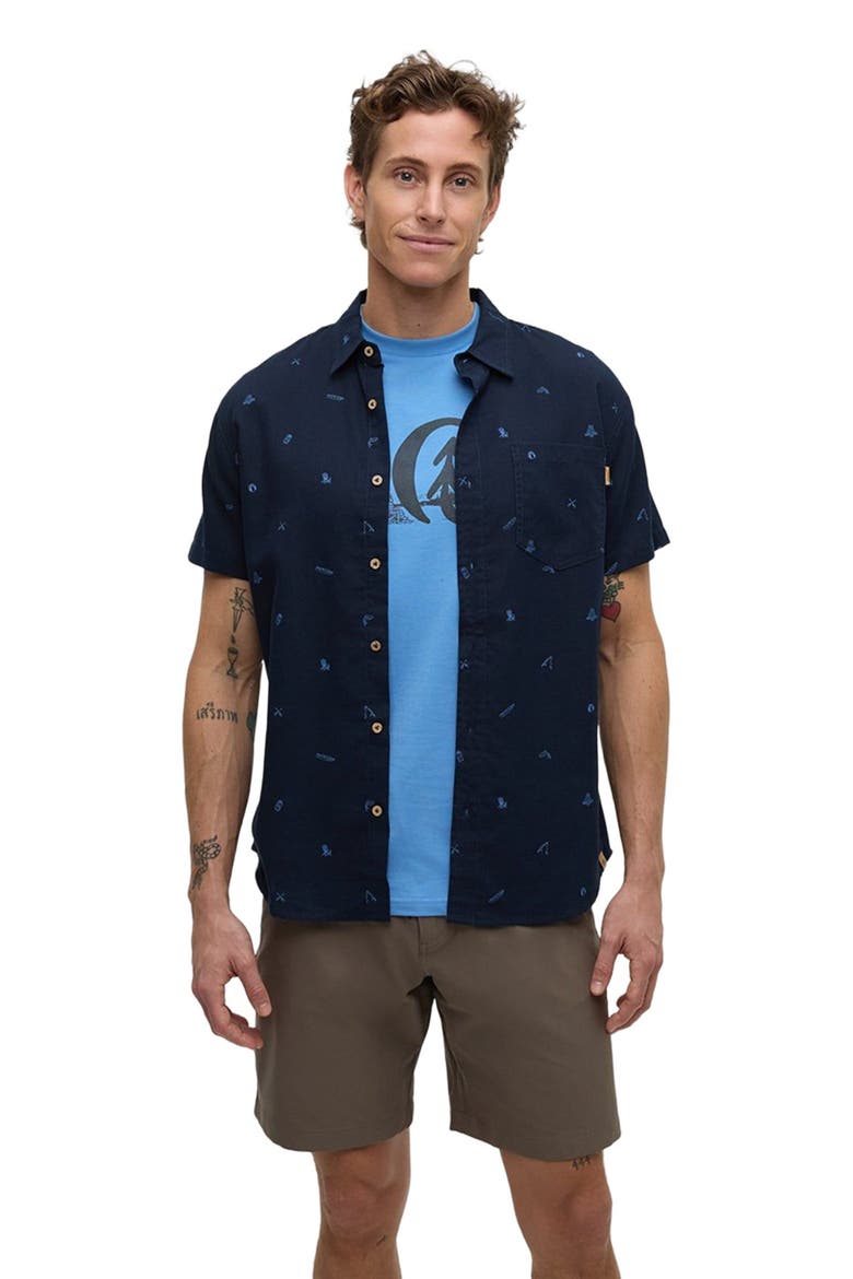 Lake Life Mancos Shirt, Alternate, color, Midnight Blue/Lake Life