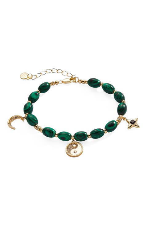 Beaded Charm Bracelet